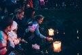 Огонь и вода: благовещенцы зажгли фонарики с желаниями. Фоторепортаж