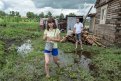 Жители района беспокоятся, не затопят ли снова будущие ливни дворы и огороды. Фото: А. Ильинский