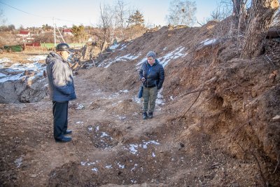На месте расстрела: корреспонденты АП обнаружили новые кости на Нагорной в Благовещенске