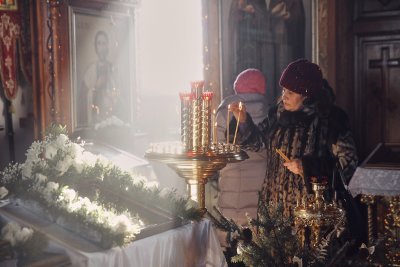 День перед Рождеством: фоторепортаж из православного храма в Игнатьеве