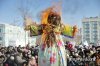 Благовещенск проводит зиму масленичным поездом и цыганами с медведями