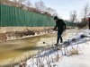 В селе Верхнеблаговещенском «закипел» замерзший ручей