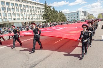 Более 20 тысяч благовещенцев встали в Бессмертный полк