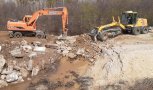 Восстановлена размытая объездная дорога из села Чембары, где обвалился мост