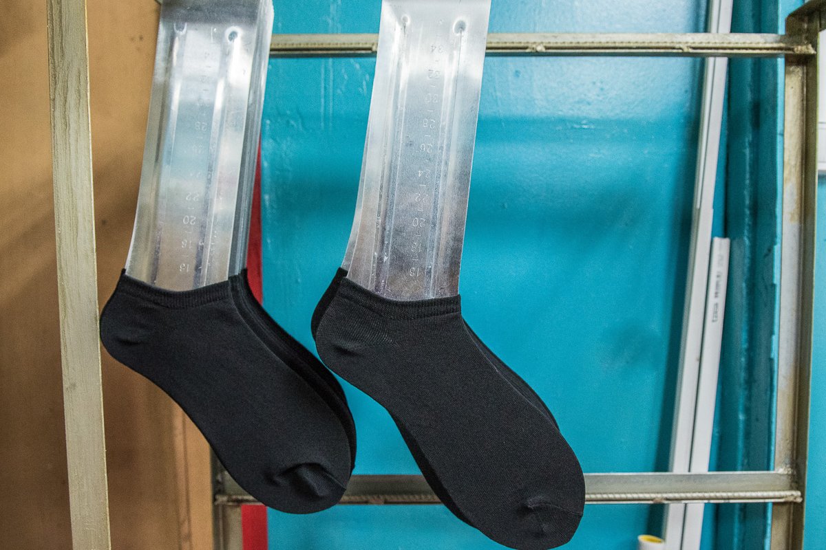 Для производства амурских носков используют импортное сырье.