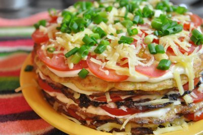 Торт из кабачка: с грецкими орехами, брынзой, помидорами, сыром, творогом