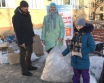 Благовещенцы во время акции по сбору вторсырья сдали более 250 килограммов макулатуры и пластика