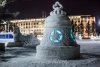 Огни снежного городка: на главной площади Благовещенска смонтировали световое оборудование
