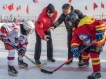 Российско-китайский матч по хоккею на Амуре завершился абсолютной победой амурчан
