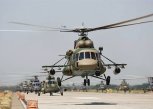 На полигоне Екатеринославки вертолеты нанесли удар по танкам