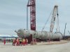 На Амурском ГПЗ установили 50-метровую колонну депропанизатора
