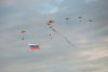 75-метровую георгиевскую ленту пронесли над Благовещенском пилоты парапланов