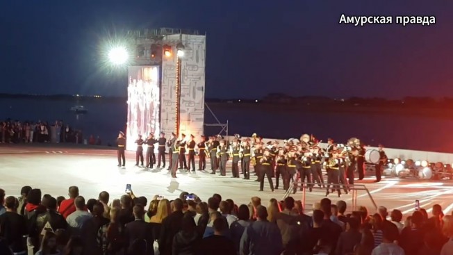 Как в Благовещенске прошел плац-концерт II Военно-музыкального фестиваля «Виват, Амур!»