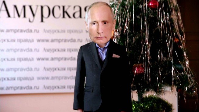 Видеопоздравление маленького Путина с Новым 2015-м годом!