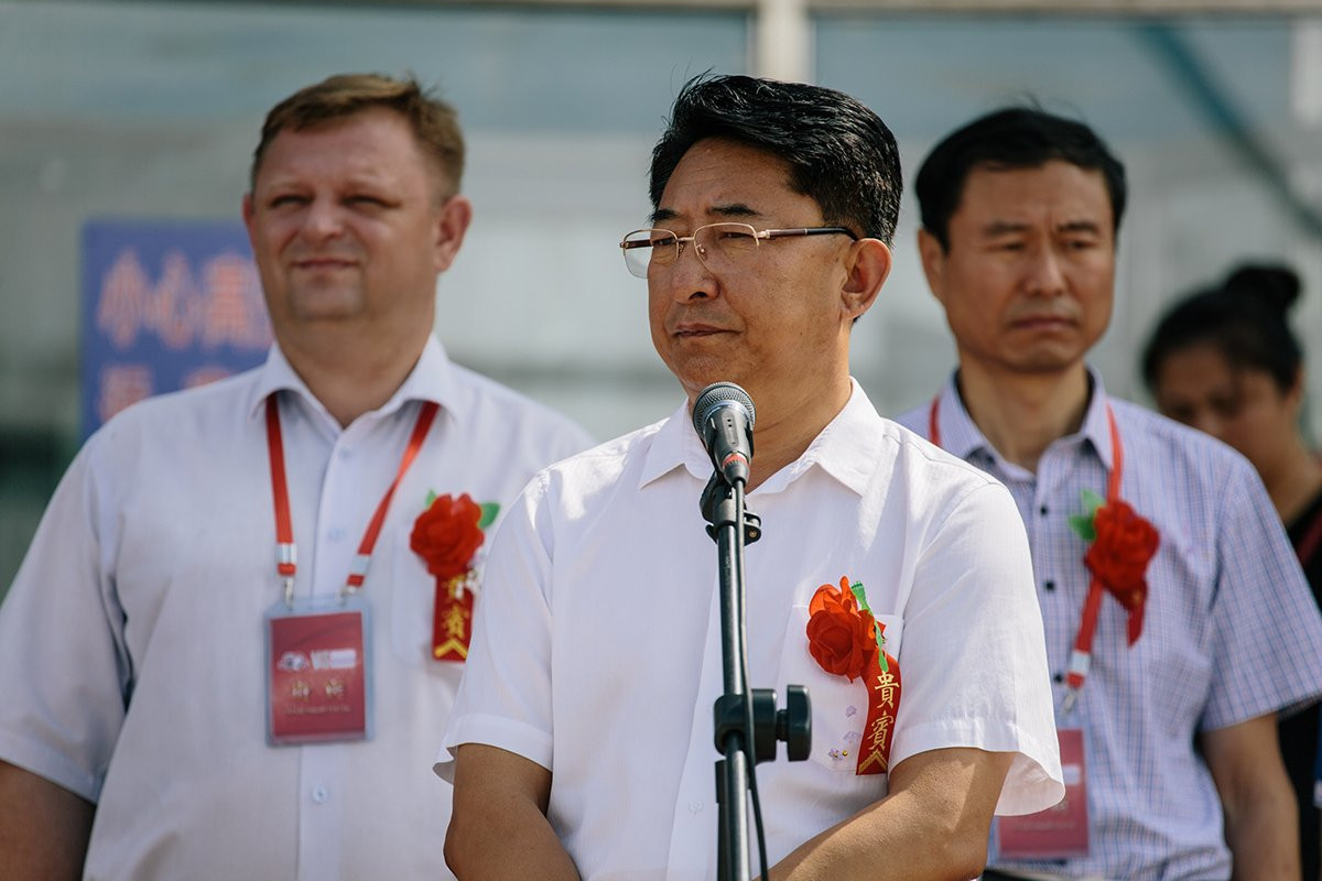 На острове Большой Хэйхэ открылась российско-китайская выставка (36 фото)