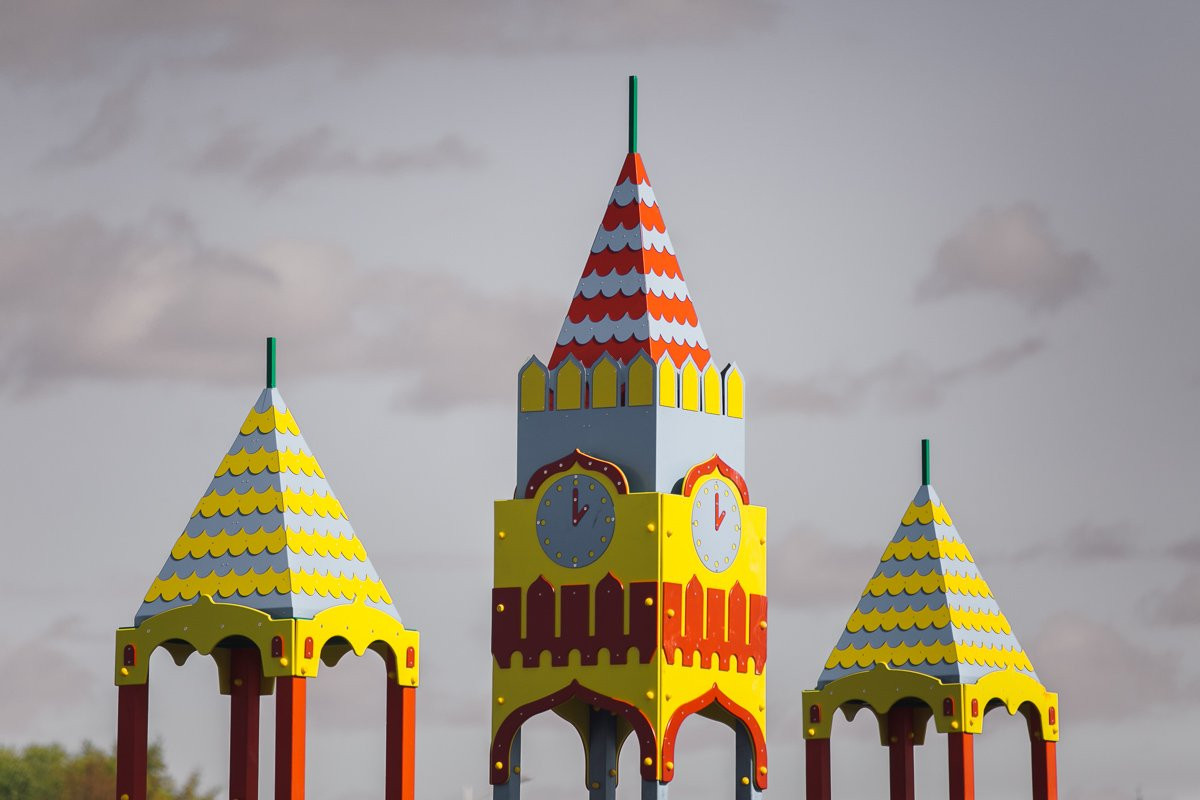 Самую большую детскую площадку области в выходные откроют на набережной Благовещенска