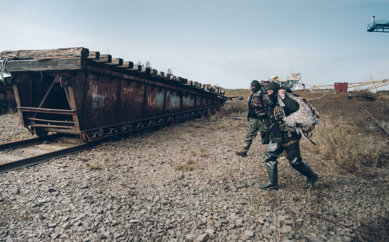 Амурские и китайские пограничники потренировались ловить террористов. Фоторепортаж