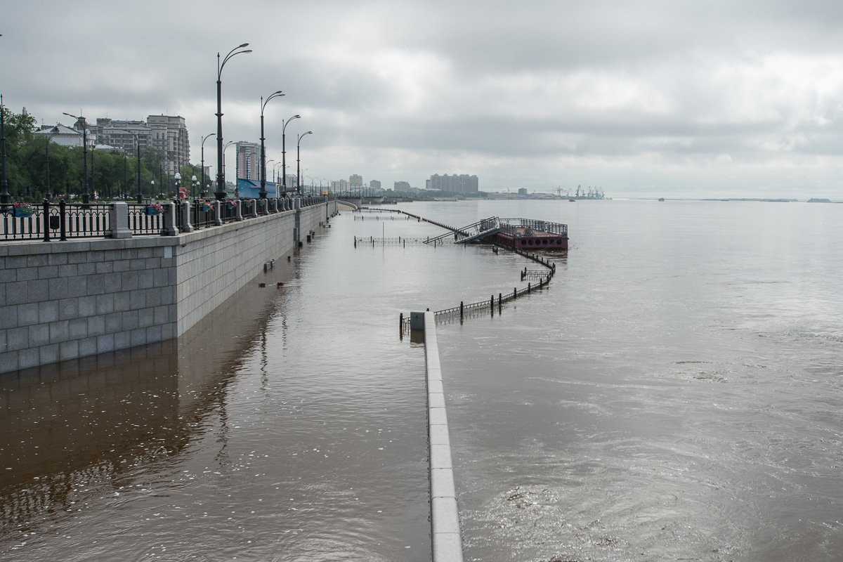 666 см: фоторепортаж с набережной Амура в Благовещенске
