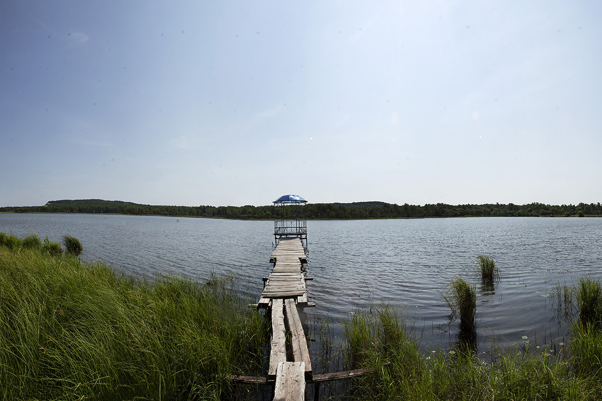 Кедровое озеро и тысяча деревьев: житель Бурейского района создает природный парк