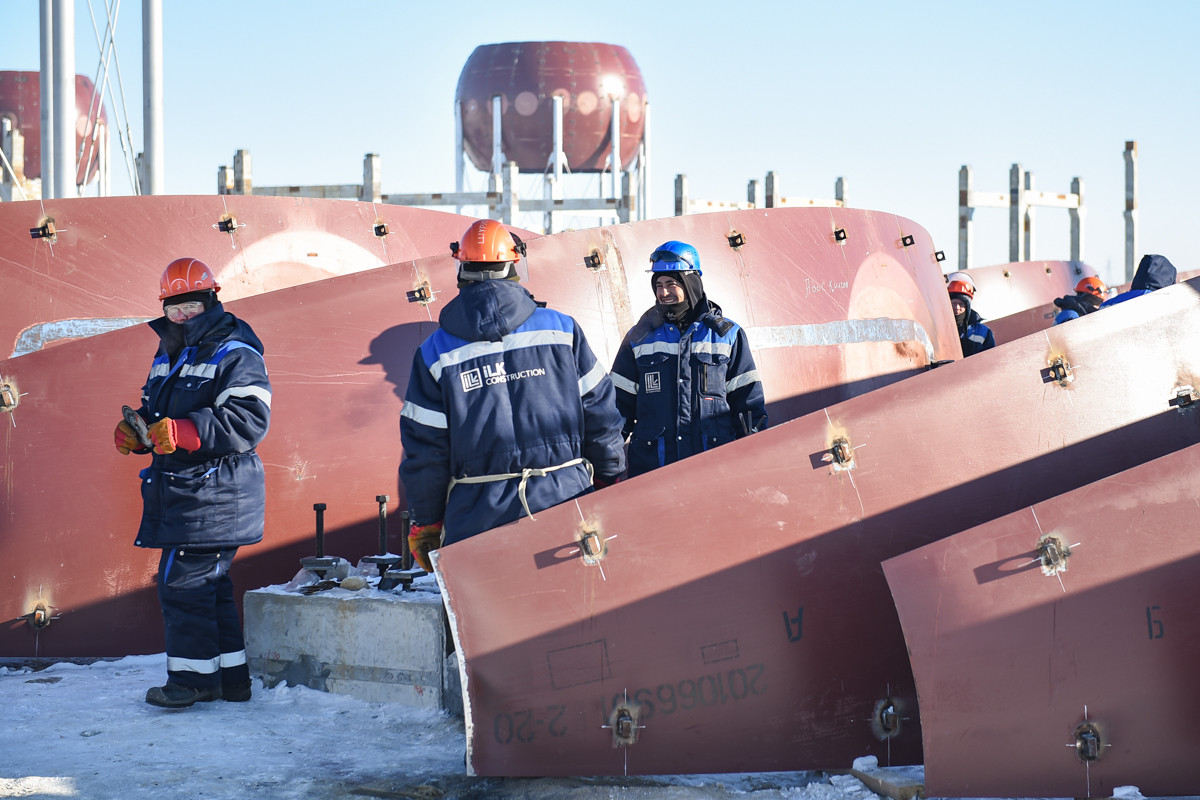 Зачем амурскому ГХК огромные шары: «Амурская правда» побывала на стройплощадке завода