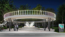 Динозавр и смотровая с видом на Китай: мэр Благовещенска показал будущий облик «амурского леса»