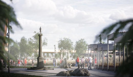 Сад камней и амфитеатр: какой будет привокзальная площадь аэропорта Благовещенска