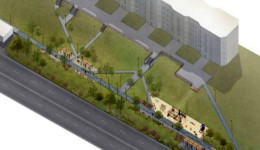 Спорт или прогулки с собакой: благовещенцам предложили выбрать концепт будущего сквера на Василенко