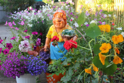 В саду у Петровны