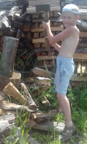 Юный дровосек