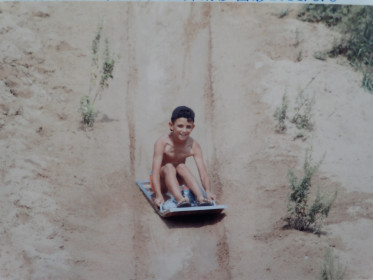 Качусь с горы.