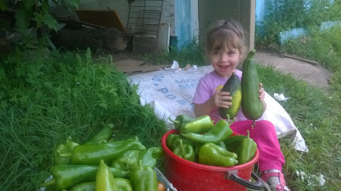 Радость от первого урожая