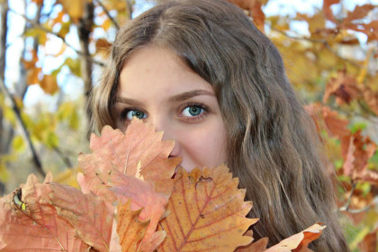 Две красавицы-осень и дочь