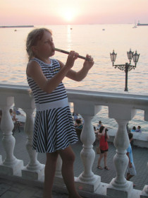 Волшебный голос флейты у моря...