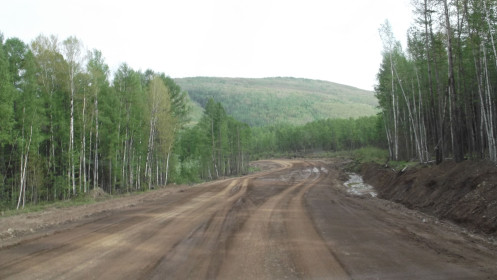 На подъезде к с.Стойба