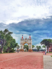 Площадь Победы. Благовещенск