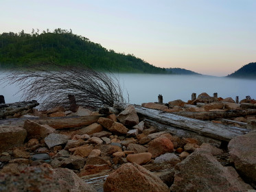 Река бурея, ниже бурейской ГЭС