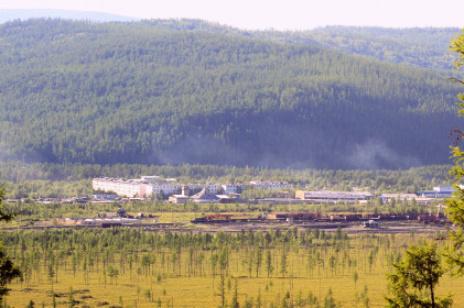 Один из самых северных посёлков Амурской области Могот на границе с Якутией.
