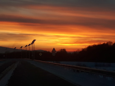 Закат в Сковородине.