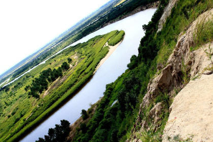 Белая гора, река Томь.