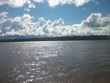 Зея на повороте возле с. Москвитино