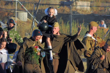 Реконструкция боевых действий на набережной Амура. 2 сентября 2015 г.