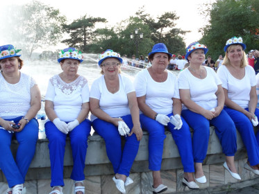 В день города Благовещенска в 2016г. перед флэшмобом. Лица Амурской области.