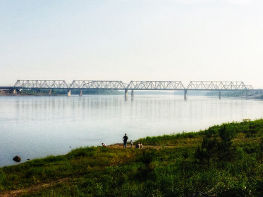 Мост. Новобурейск