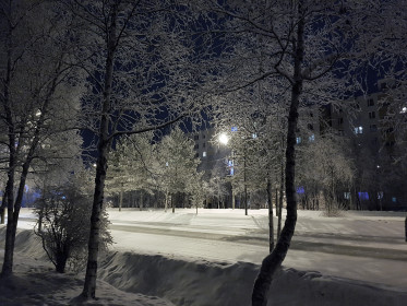 г.Тында - центр города, ул Красная Пресня