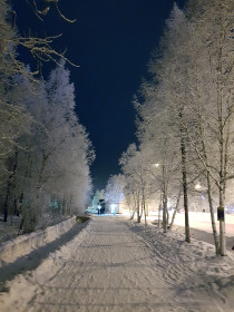 г.Тында - центр города, ул Красная Пресня