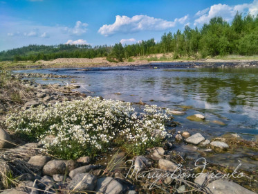 Весенний берег реки Уркан.