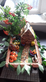 Осенний дворик.