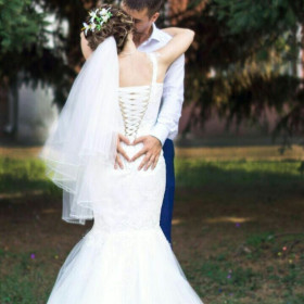 На данной фотографии семья Авдеевых Инга и Григорий.