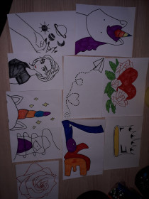 Коллекция "Рисунки" Рисовала 5 часов, надеюсь они вам понравятся!!!