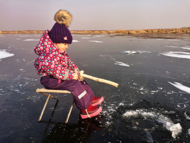 Зимняя рыбалка на ротана.